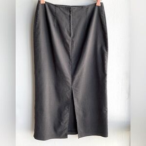 Bia Girl gray midi skirt with slit